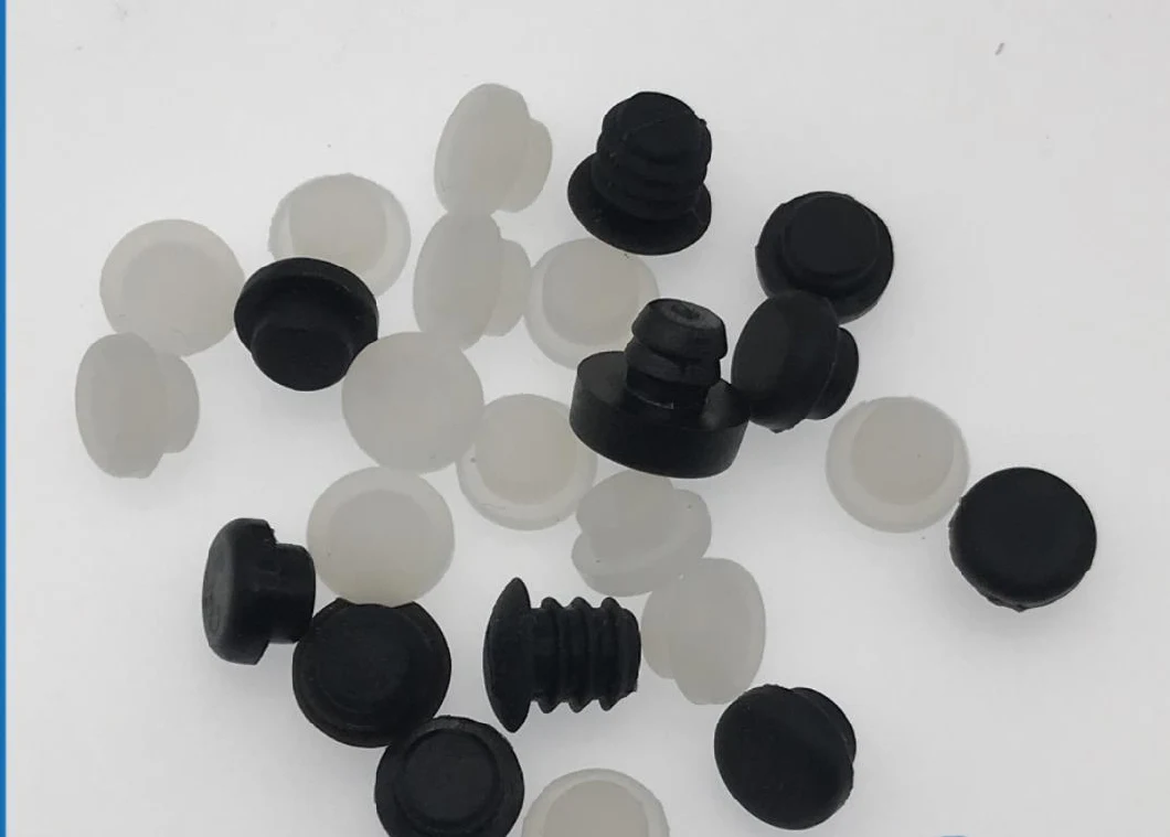 ODM OEM Factory Customized Silicone Rubber Grommets Hole Plugs Stopper Pipe Plugs for Terminal Seal