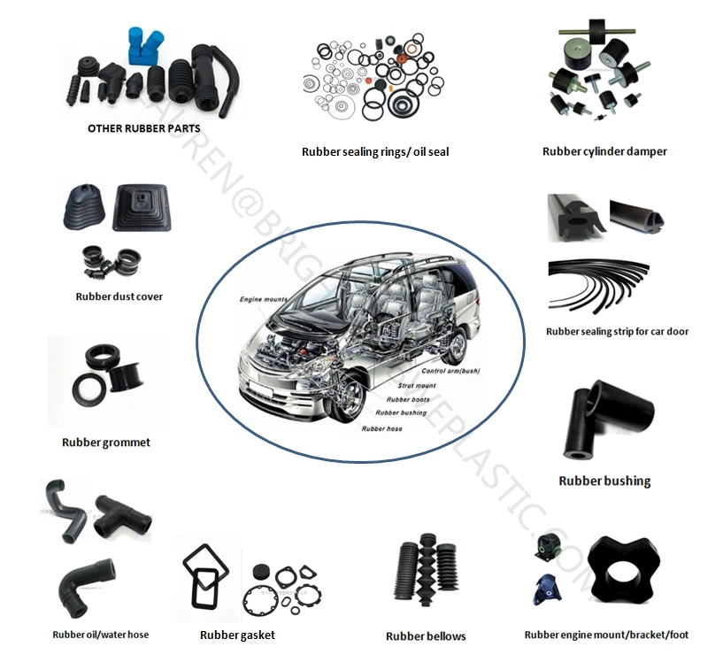 Oil Resistant High Quality Auto Rubber Molded Product