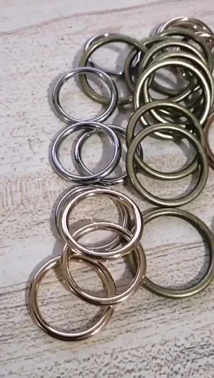 Высококачественная латунная круглая петелька с металлической петелькой для одежды, специальные D-образные кольца, кольцо с пряжкой, уплотнительное кольцо