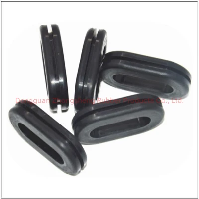 Втулки из неопреновой резины черного цвета с хорошим сопротивлением отскоку для герметизации проводов и кабелей.